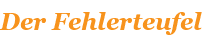 Der Fehlerteufel